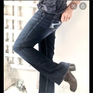 Silver Lola flare jeans